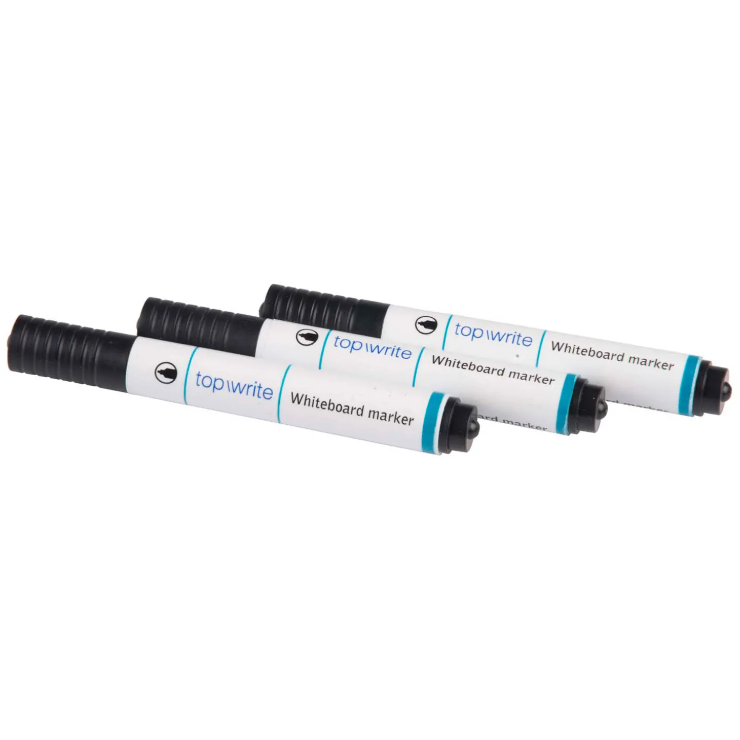 Whiteboardstift Zwart, 3st.