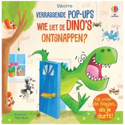Wie liet de Dino's ontsnappen? Pop-Up Boek