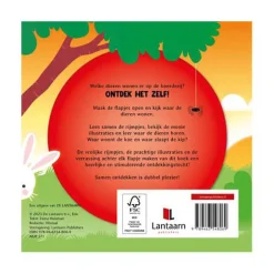 Wie Woont Hier? Op de Boerderij Flapjesboek