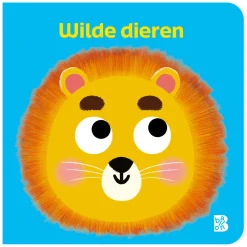 Wilde dieren - Kartonboek met Wiebeloogjes