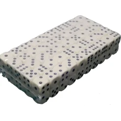 Witte Dobbelstenen, 100st, 16mm