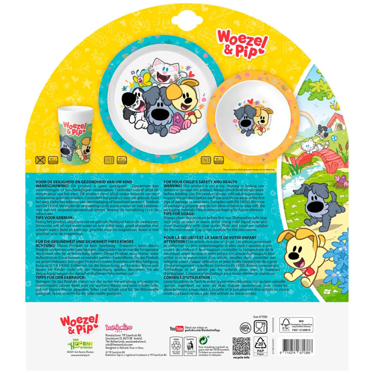 Woezel & Pip Eetset, 3dlg.