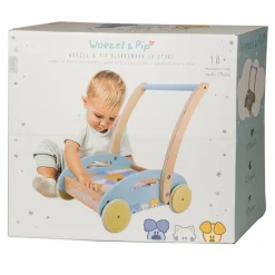 Woezel en Pip Baby Blokkenkar Loopwagen