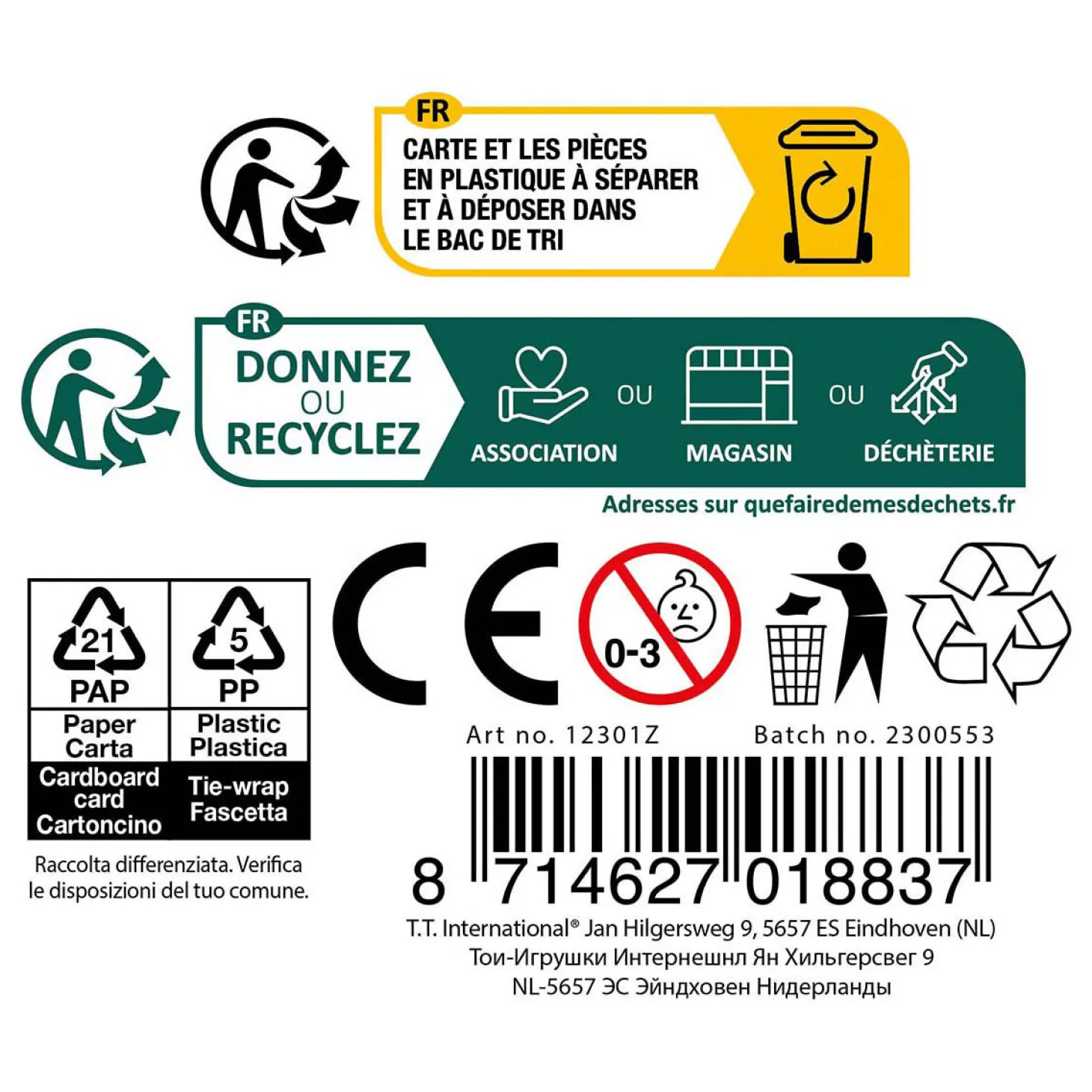 World of Dinosaurs Dino Klauw, 26cm