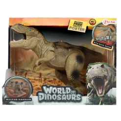 World of Dinosaurs Dino T-Rex Lopend met Geluid