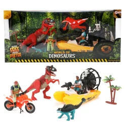 World of Dinosaurs Speelset - Boot en Motor met Dino's