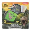 World of Dinosaurs Stoepkrijt Dino met Sjablonen, 10dlg.