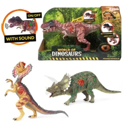 World of Dinosaurs T-Rex, Beweegbare Dino met Geluid