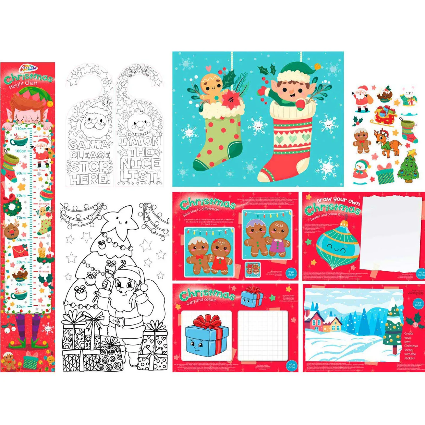 XMAS Draagbare Knutselset Kerst