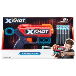 X-Shot Kickback met 8 Darts