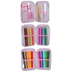Ylvi 3-vaks Etui met Geborduurde Vleugels