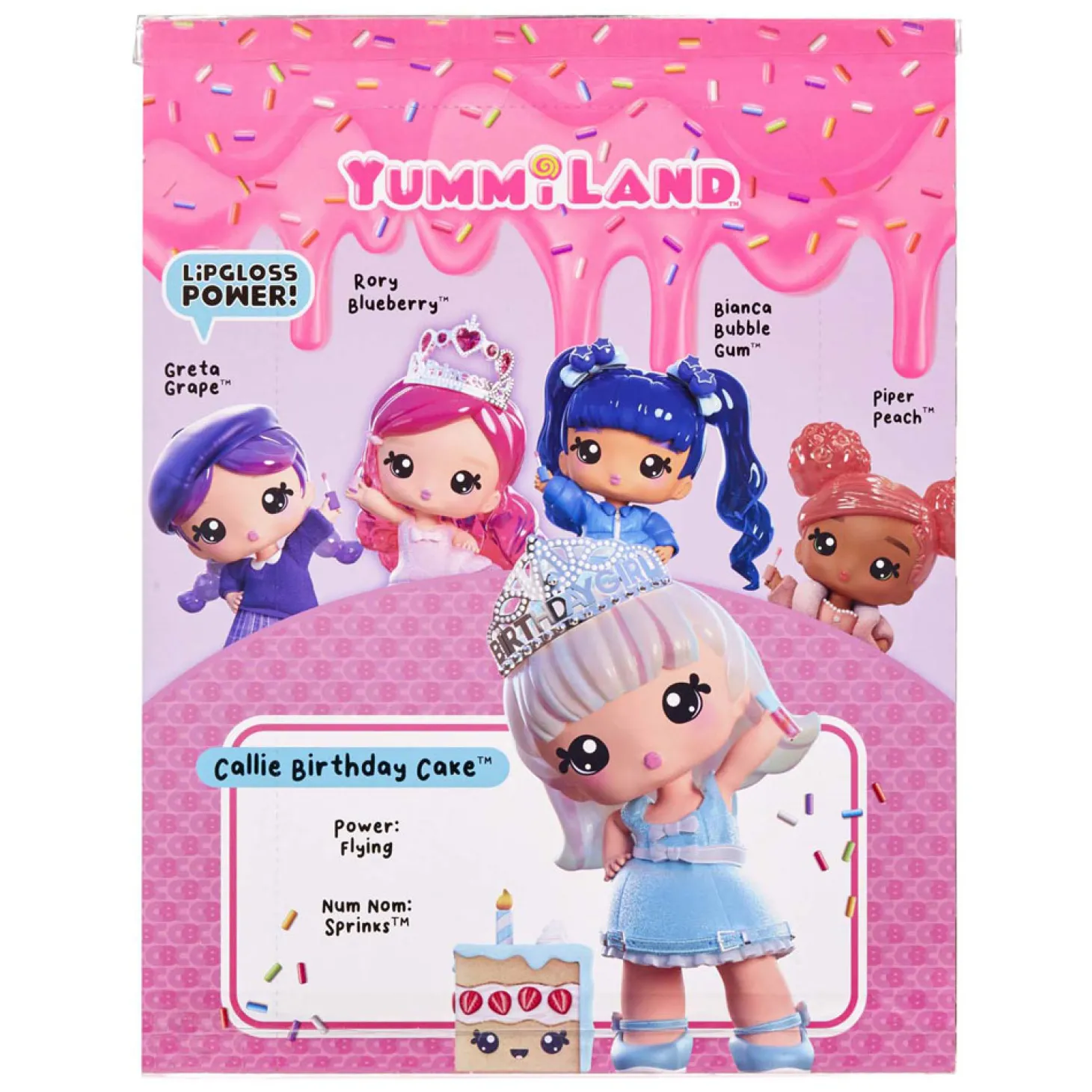 Yummiland Lipgloss Pop met Huisdier - Callie Birthday Cake