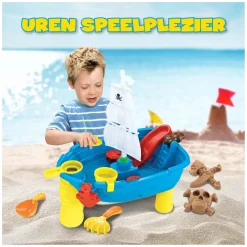 Zand - en Watertafel Piratenboot, 19dlg.