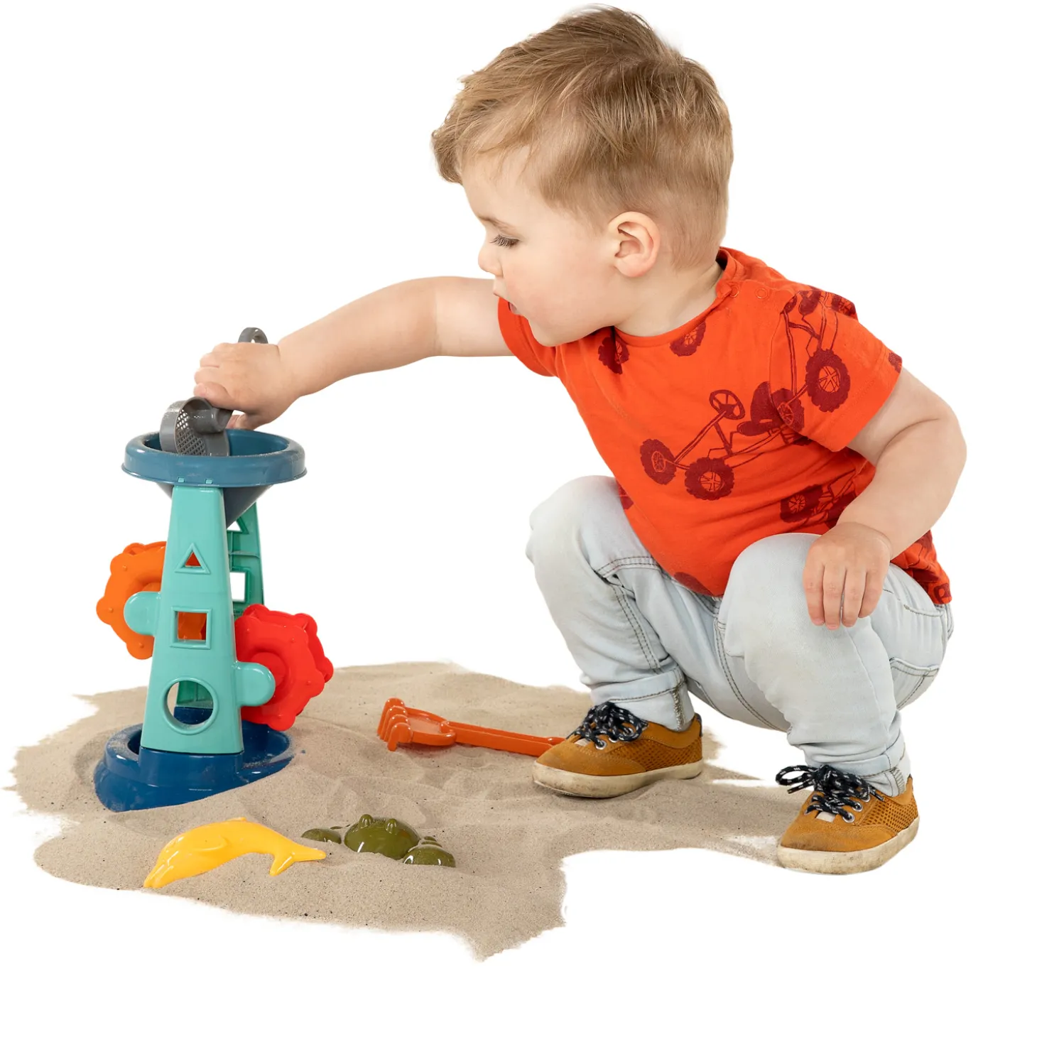 Zand- en Watermolen met Toebehoren