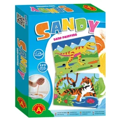 Zandkunst Knutselen Dinosaurus + Tijger