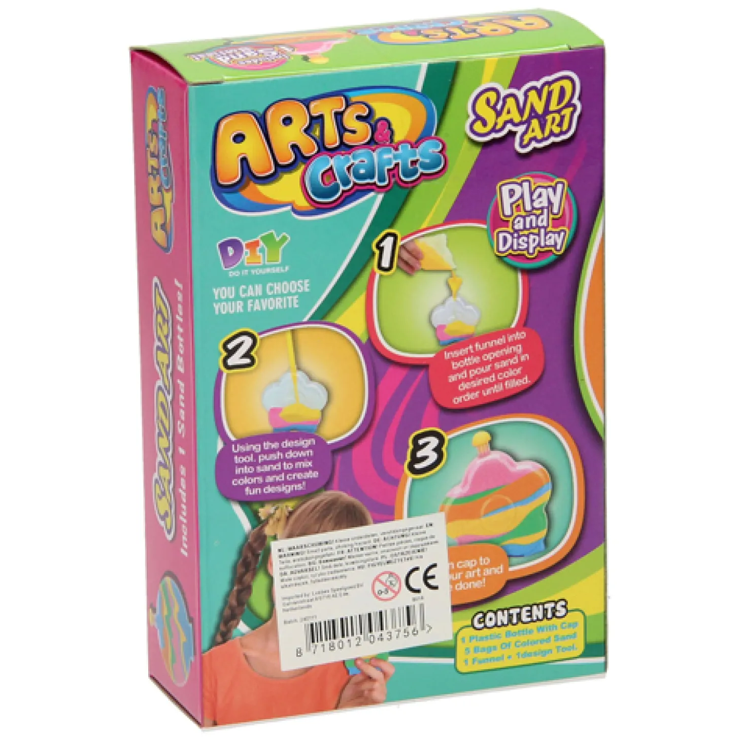 Zandkunst Regenboogbloem