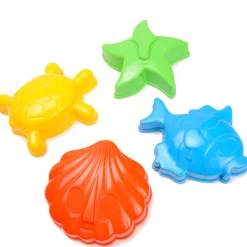 Zandvormen Zeedieren, 4st.