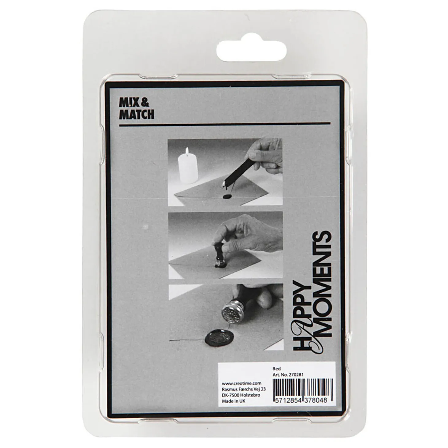 Zegel Starterset Rood