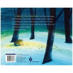 Zie de maan schijnt door de bomen