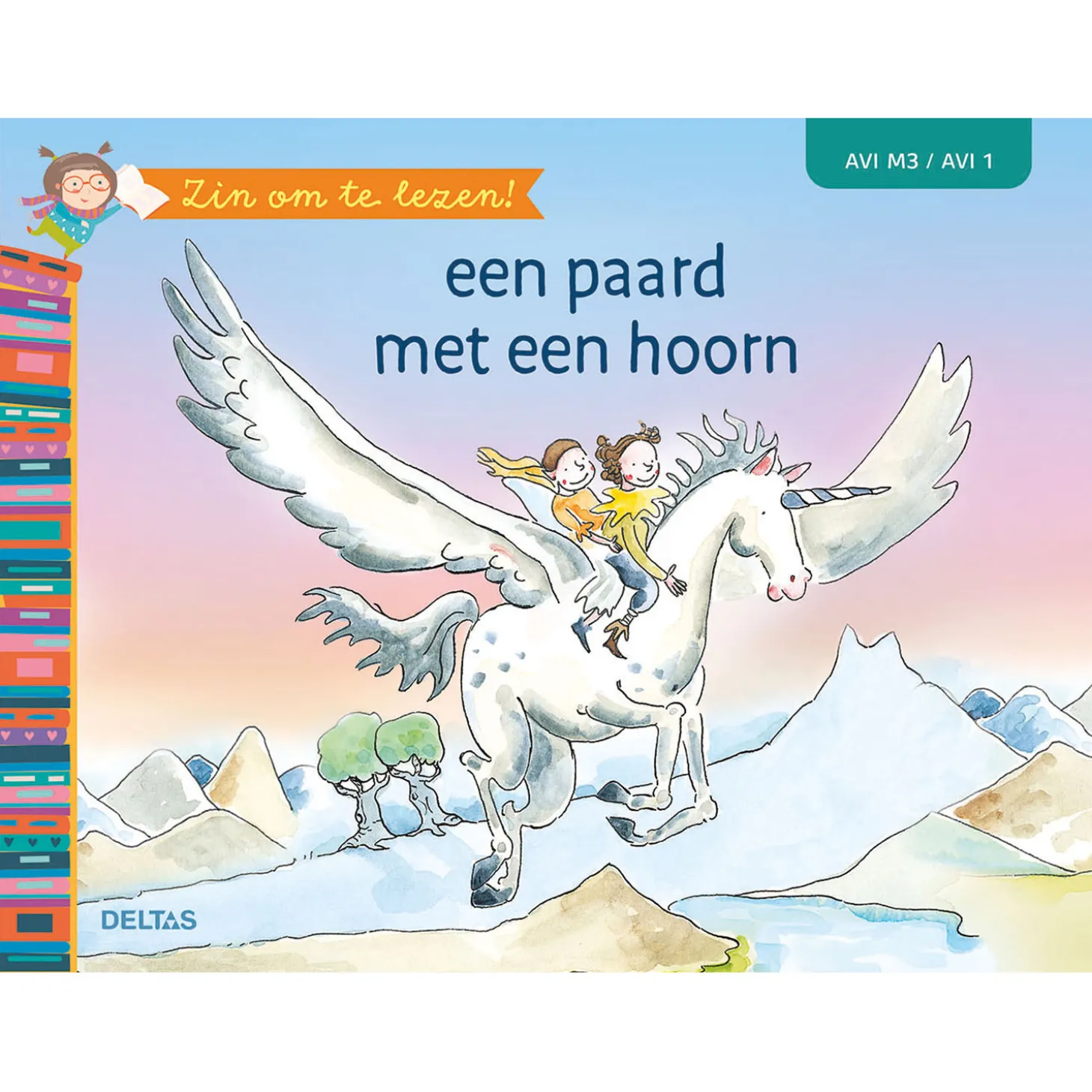 Zin om te lezen! - een paard met een hoorn (AVI-M3)