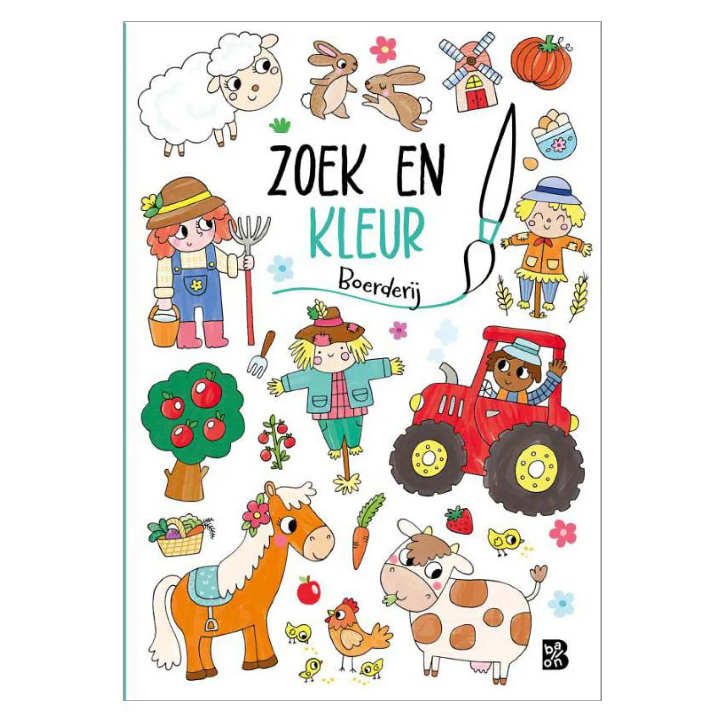 Zoek en kleur - Boerderij