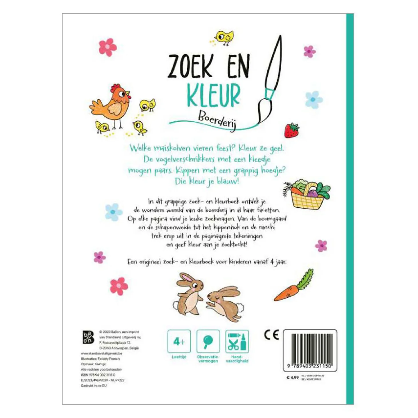 Zoek en kleur - Boerderij