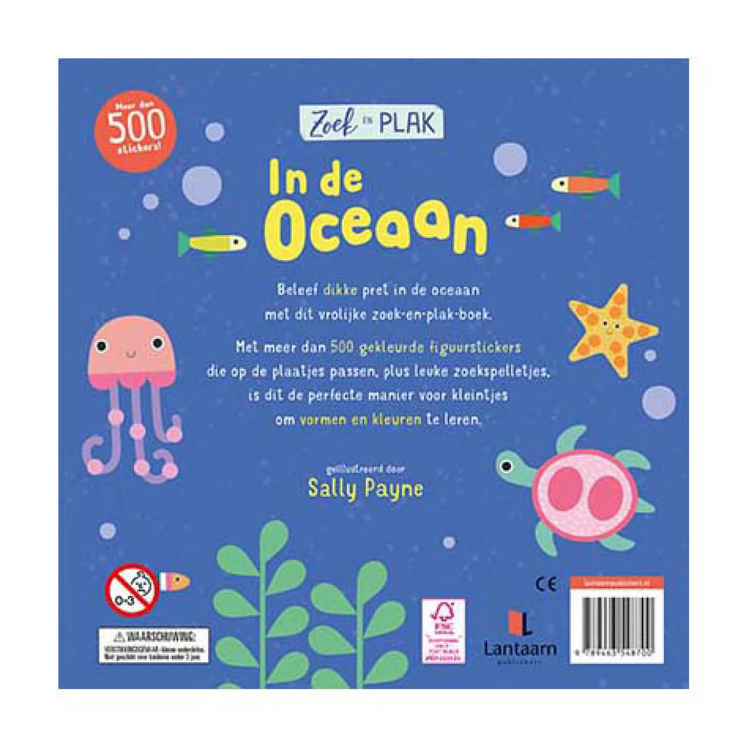 Zoek en Plak - In De Oceaan Stickerboek