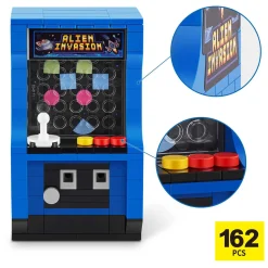ZURU Max Premium Retro Speelautomaat Bouwset in Verrassingsbal - 162dlg.