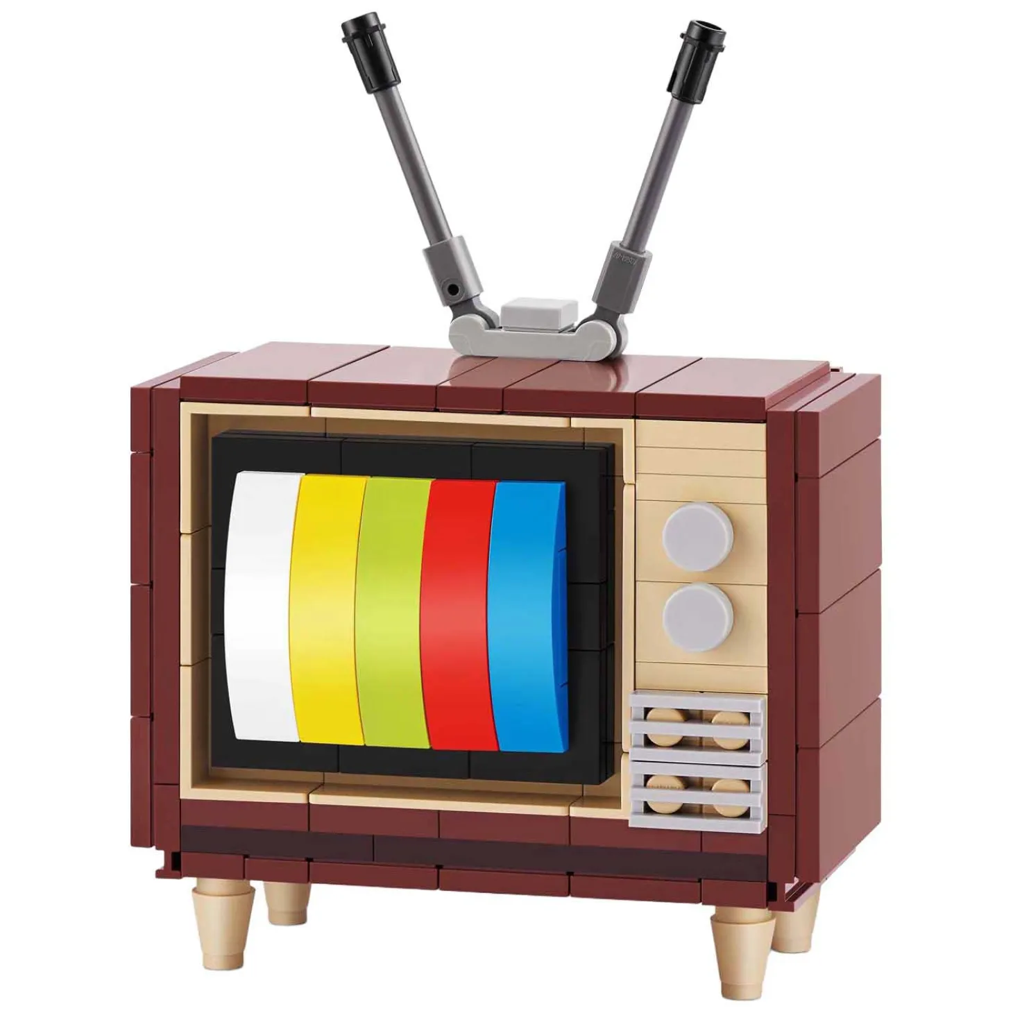 ZURU Max Premium Retro TV Bouwset in Verrassingsbal - 168dlg.