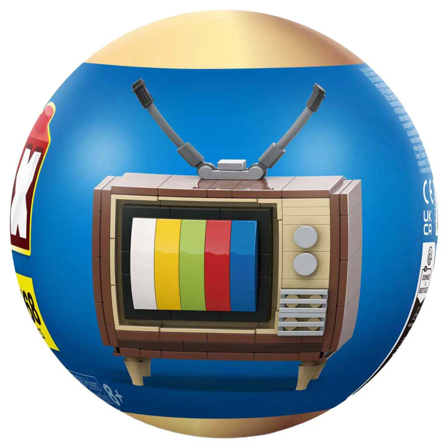 ZURU Max Premium Retro TV Bouwset in Verrassingsbal - 168dlg.