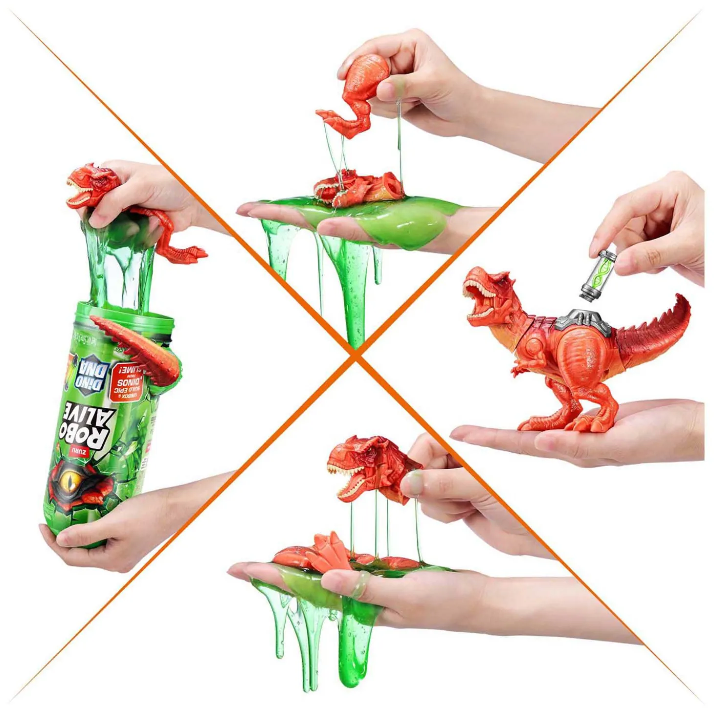 ZURU Robo Alive Dino DNA Speelslijm - Rood