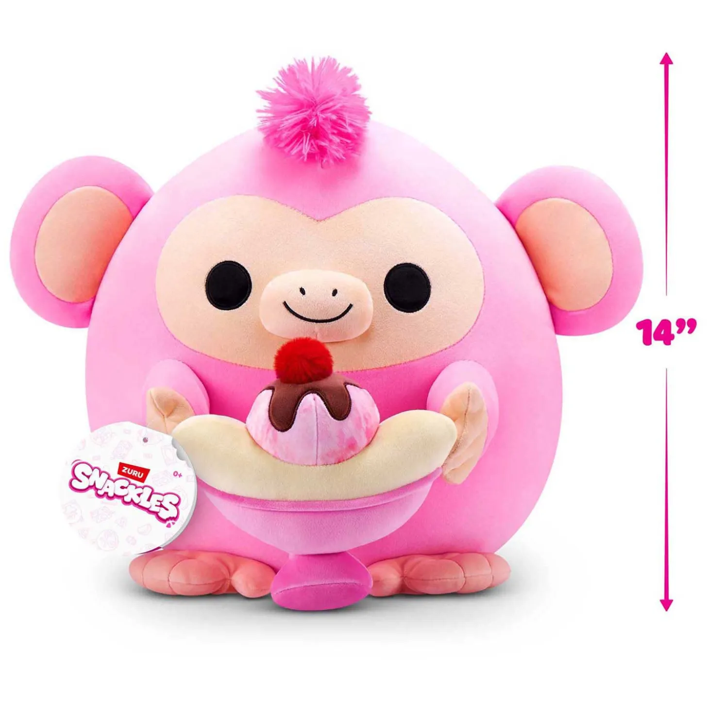 ZURU Snackles Core Ellie Knuffel - 30cm