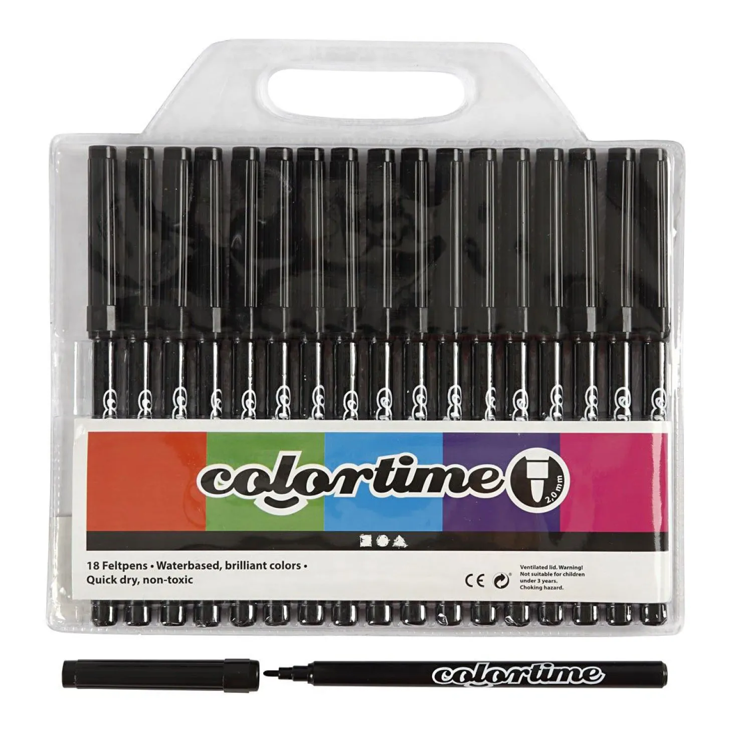 Zwarte Stiften, 18st.